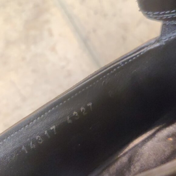 Hugo Boss black loafers 8UK 9US made italy stitched soles chisel toe penny - Picture 4 of 10